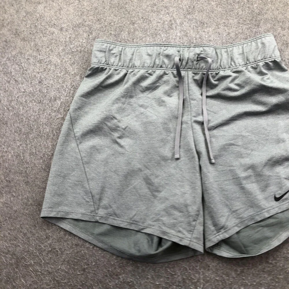 Nike Shorts Womens XS Gray Dri-FIT 3.5 In Running Lined Athletic Gym Pockets